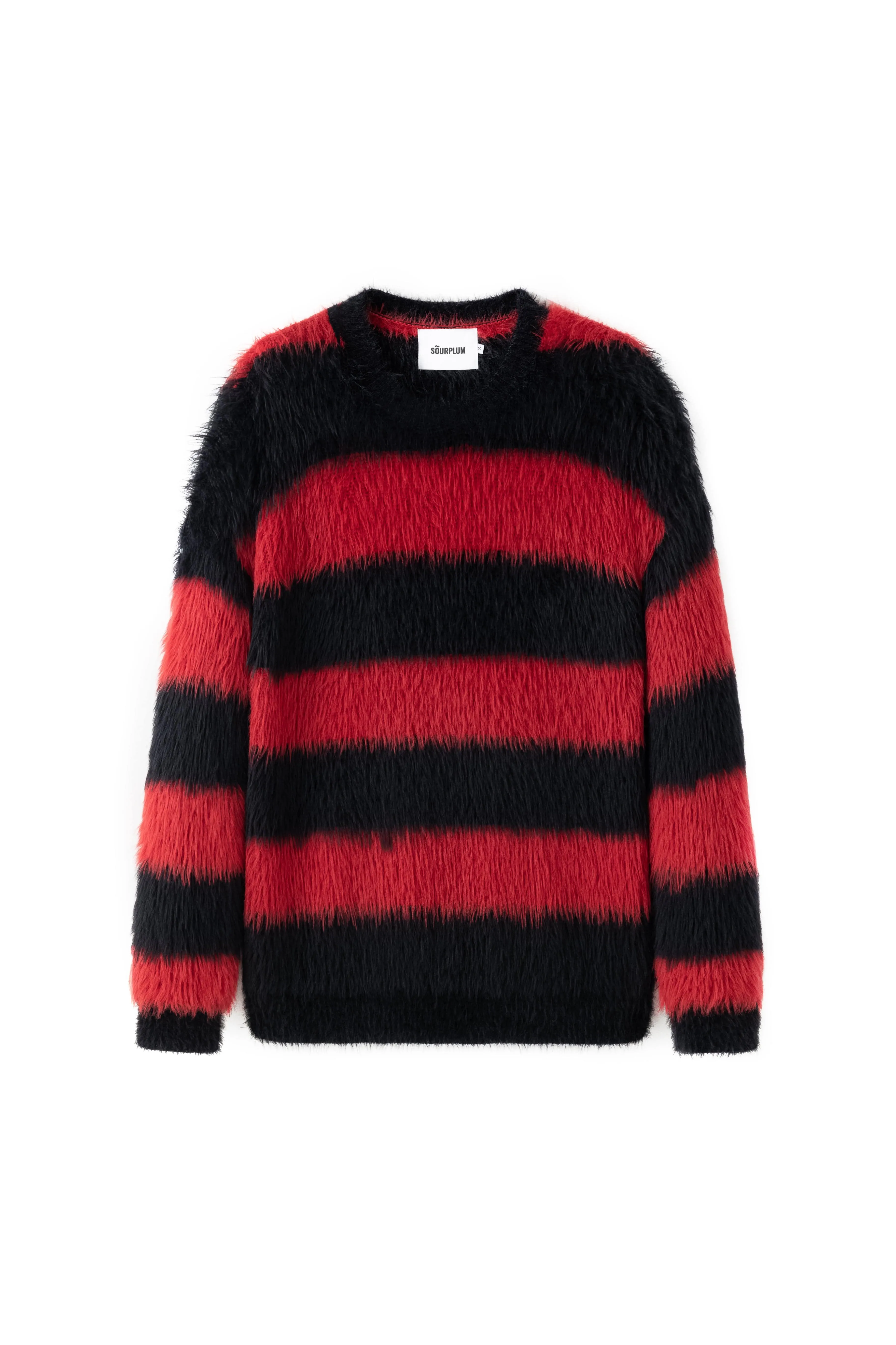 Striped Fuzzy Sweater
