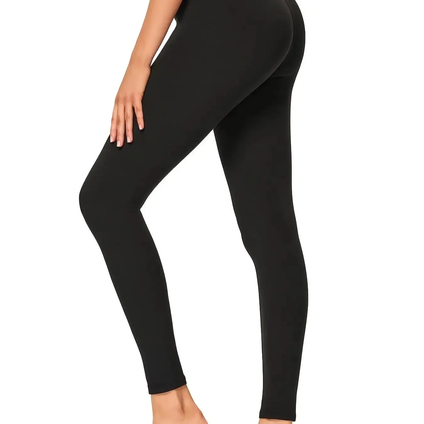 Super Soft High Waisted Tummy Control No See Through Workout Yoga Running Tights Women's Activewear Leggings