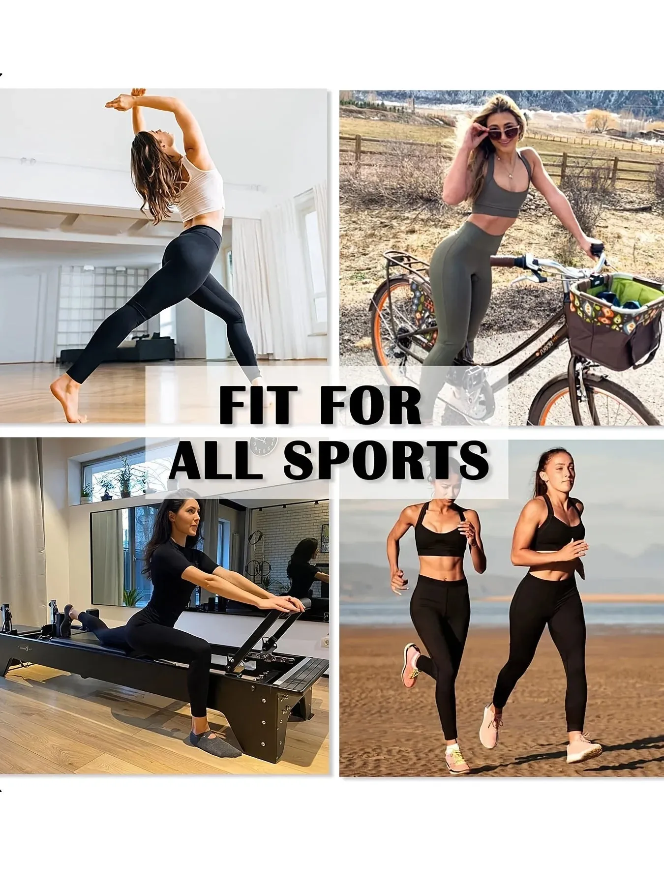 Super Soft High Waisted Tummy Control No See Through Workout Yoga Running Tights Women's Activewear Leggings