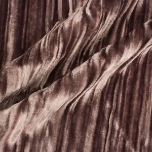 Taupe Crushed Velvet