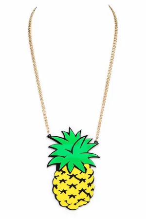 TEEK - Pineapple Iconic Oversize Pendant Necklace