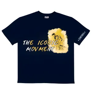 The Iconic Movment black oversized T-shirt