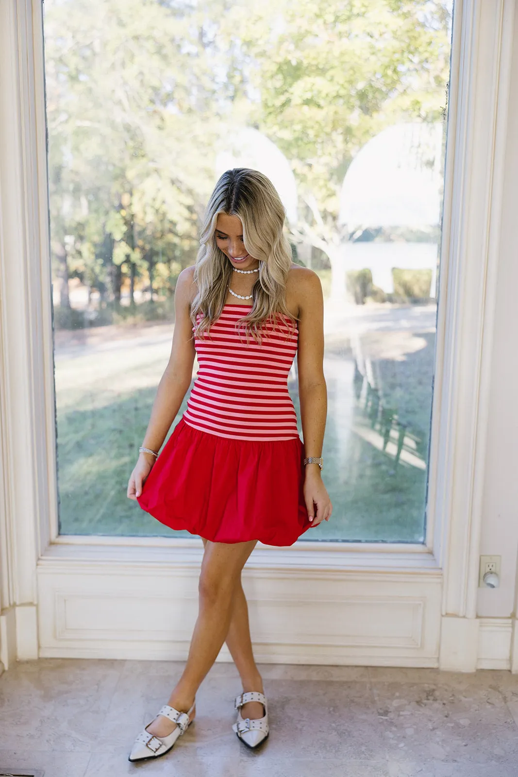 Tilly Mini Dress - Red