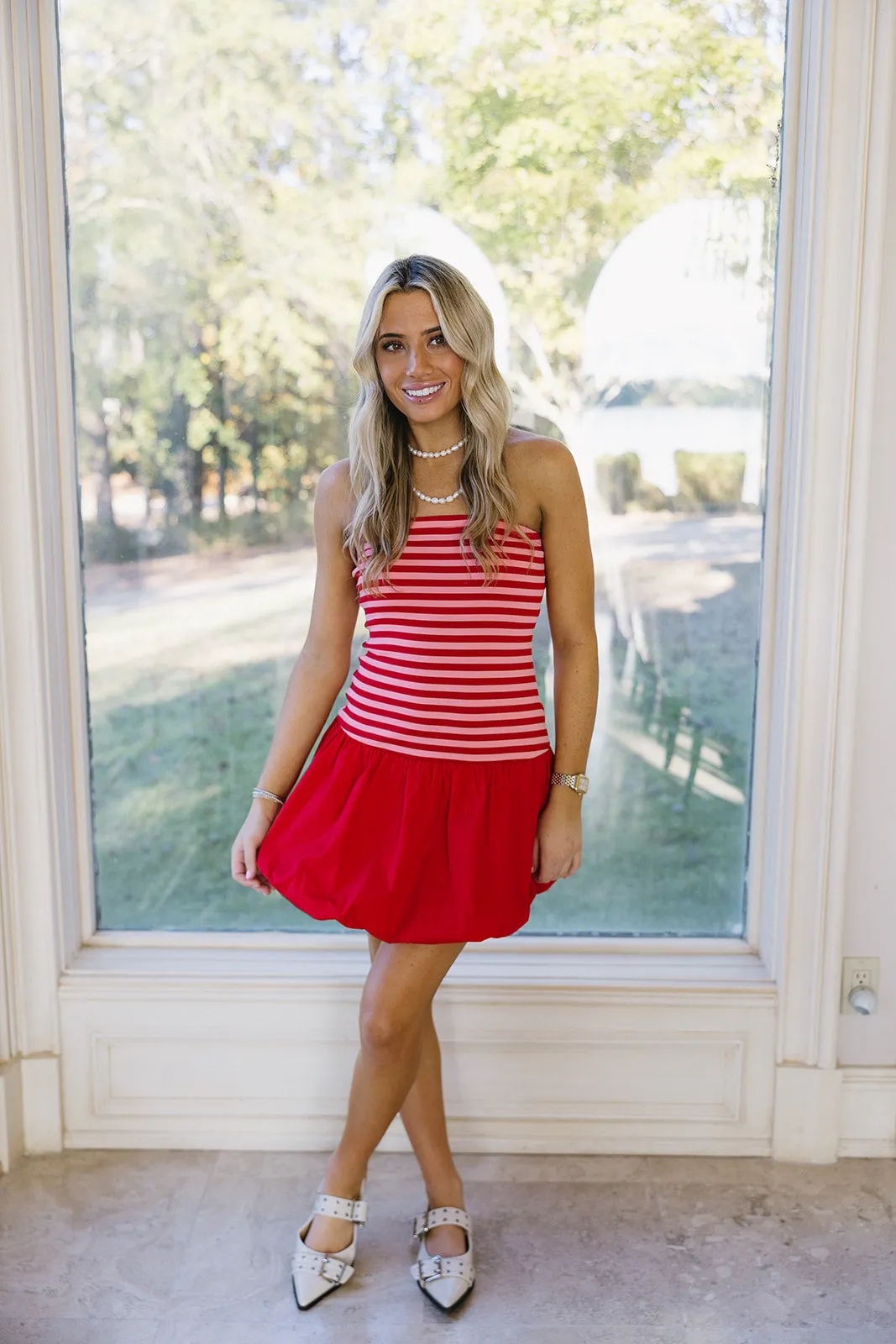 Tilly Mini Dress - Red