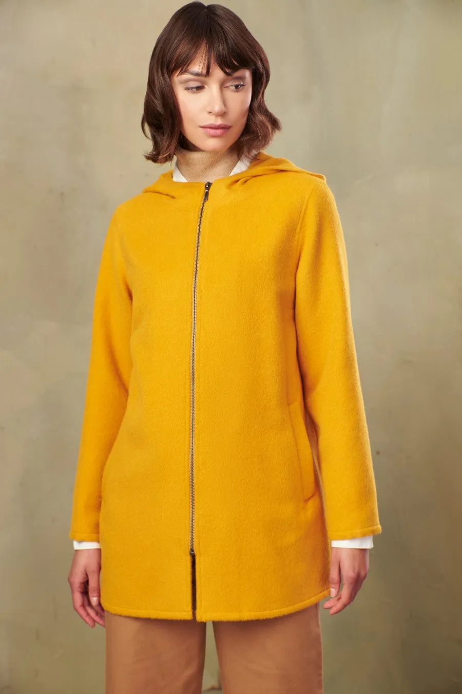 Time Coat Baby Alpaca Color Yellow