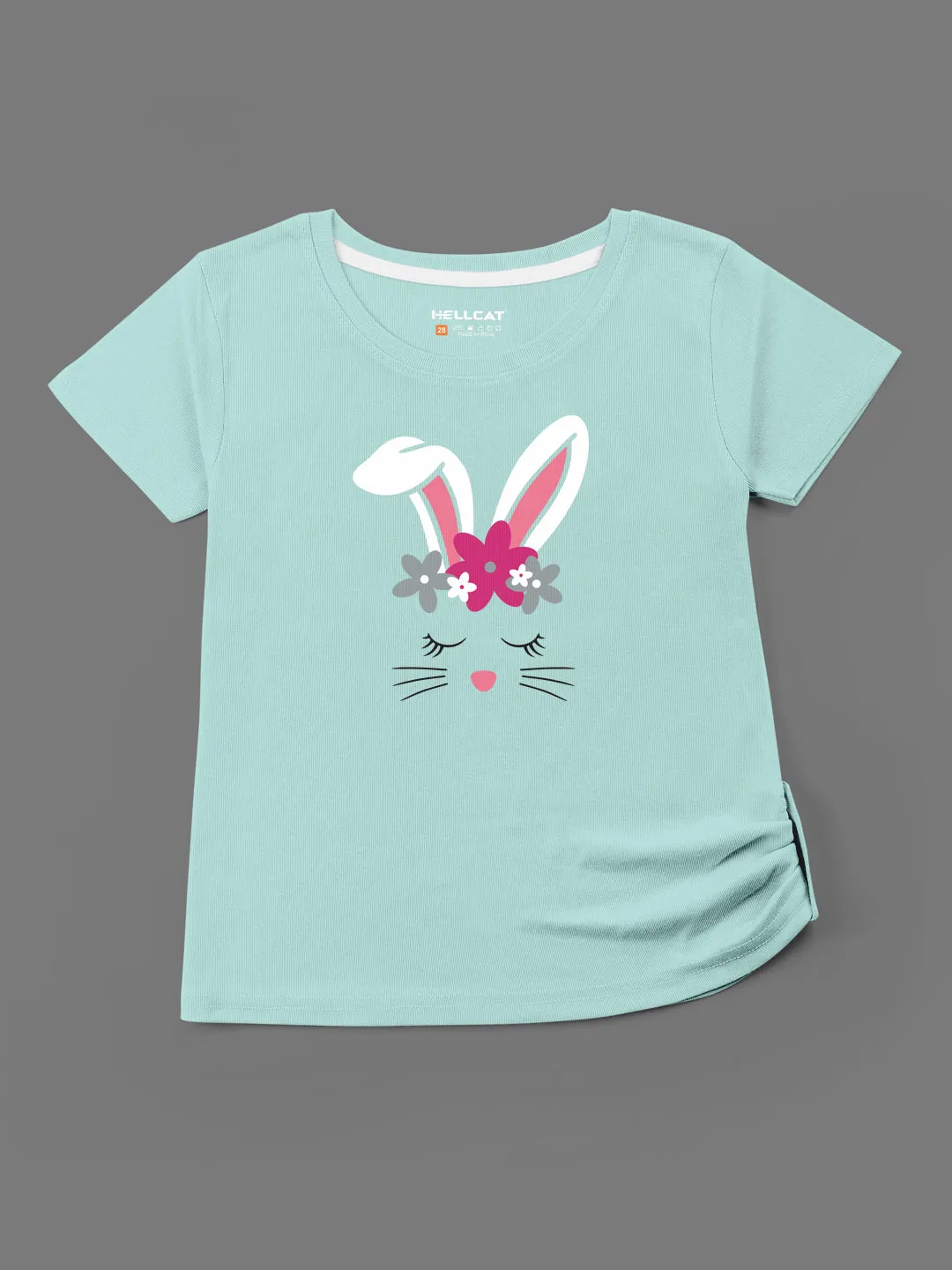 Trendy Printed Round Neck with Short Sleeve /Long Sleeve Multi colour Tshirts for Girls - Pack of 5