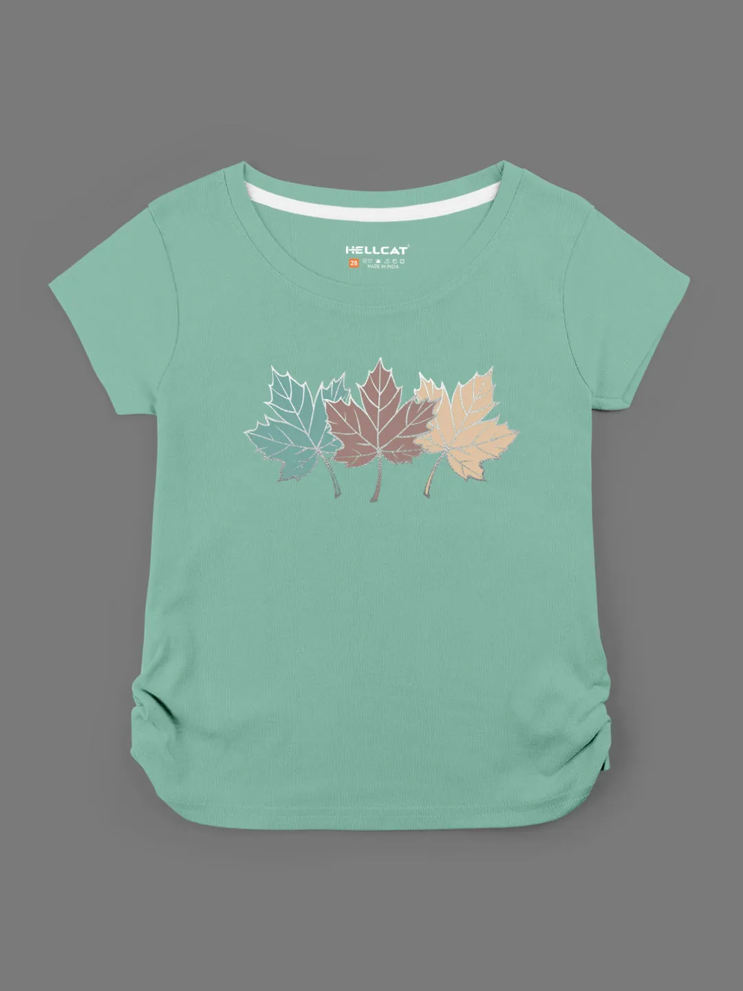 Trendy Printed Round Neck with Short Sleeve /Long Sleeve Multi colour Tshirts for Girls - Pack of 5
