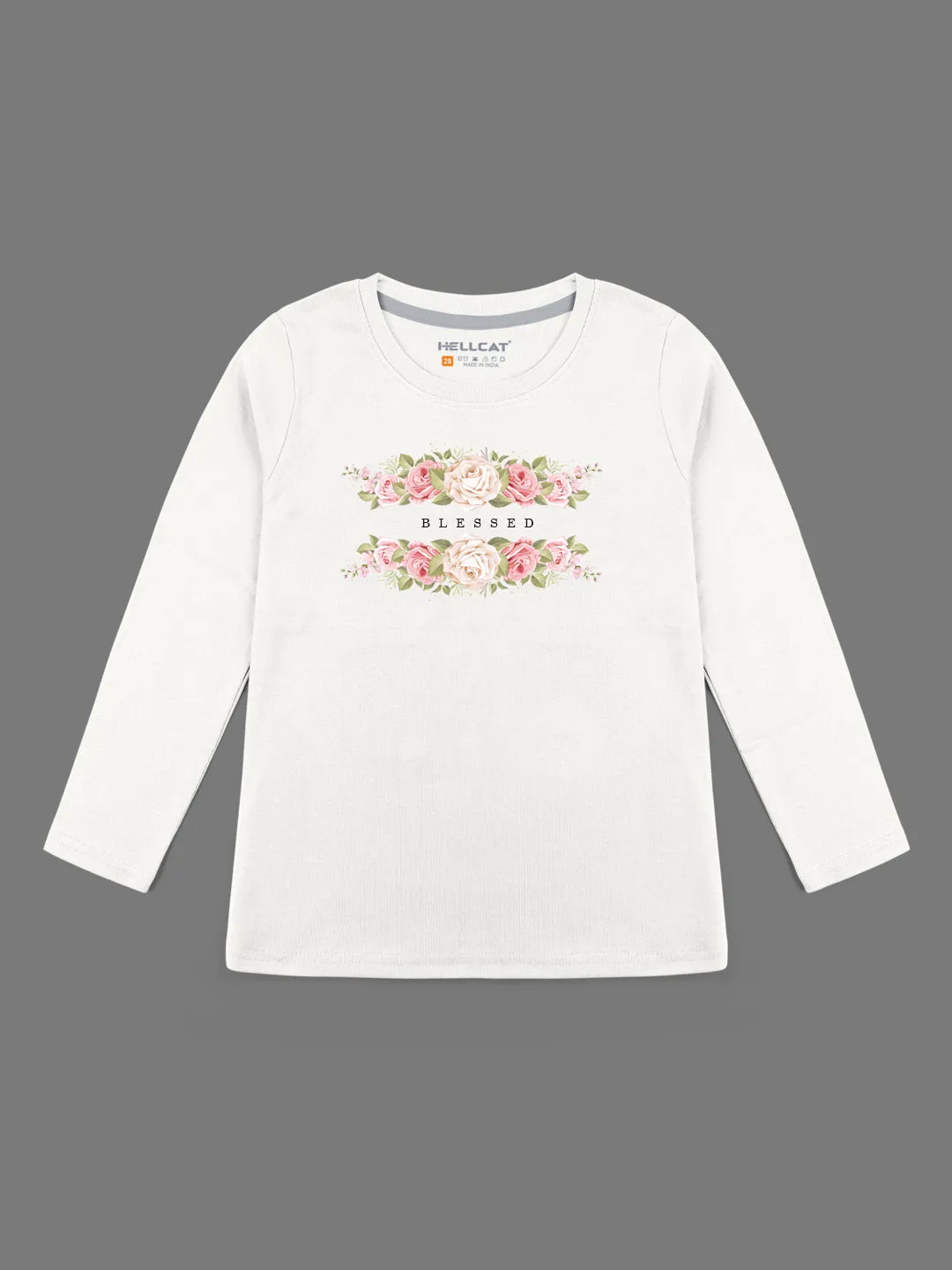 Trendy Printed Round Neck with Short Sleeve /Long Sleeve Multi colour Tshirts for Girls - Pack of 5