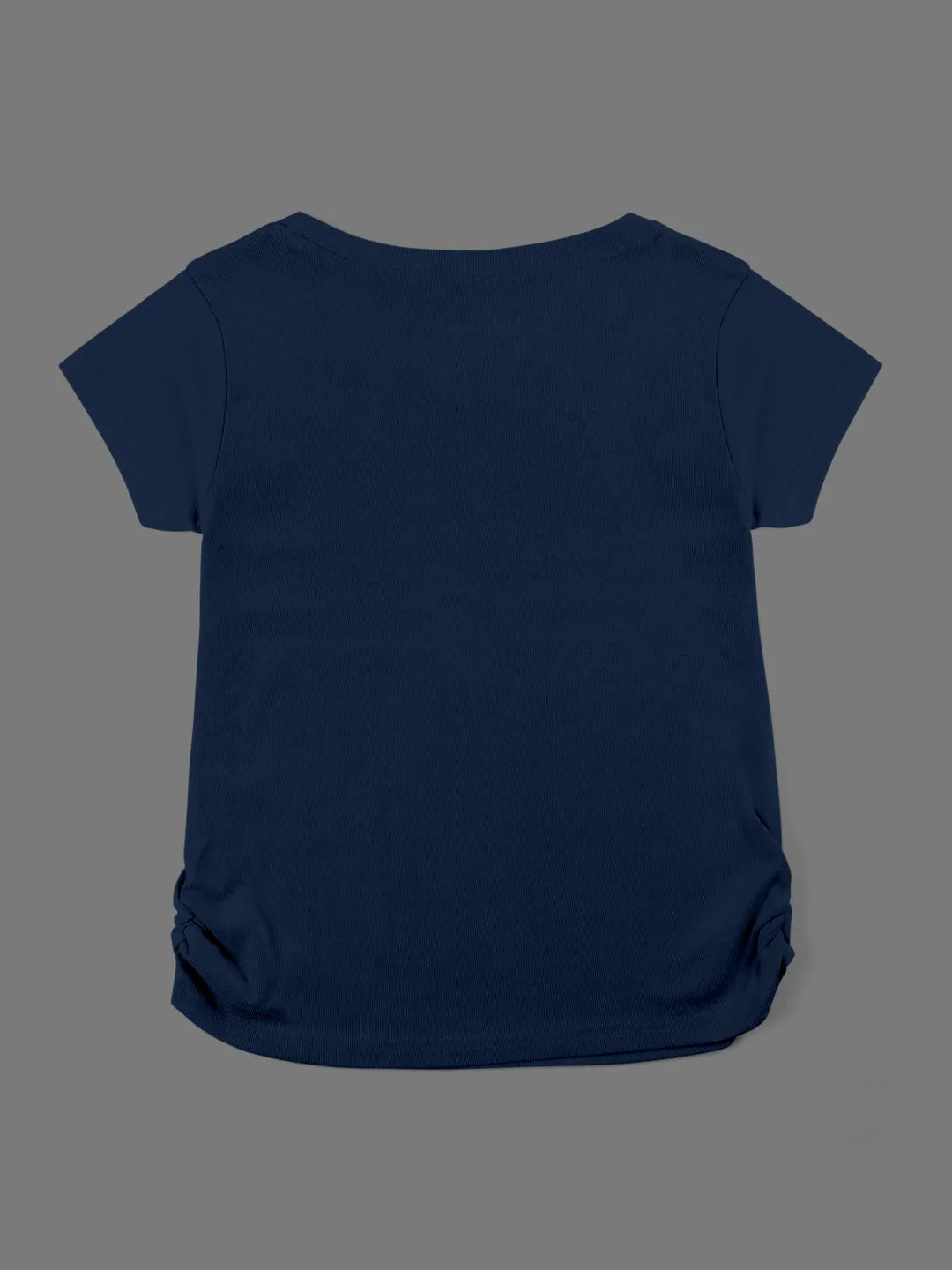 Trendy Printed Round Neck with Short Sleeve /Long Sleeve Multi colour Tshirts for Girls - Pack of 5