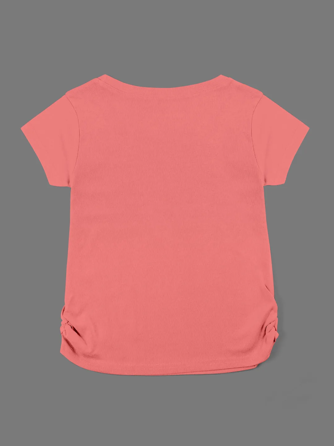 Trendy Printed Round Neck with Short Sleeve /Long Sleeve Multi colour Tshirts for Girls - Pack of 5