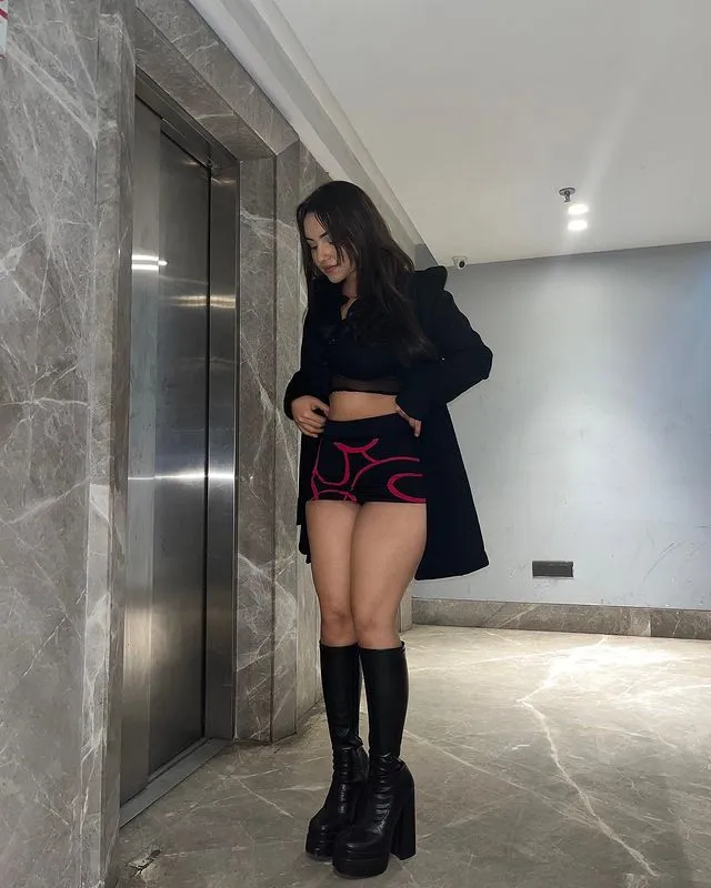 Trixie black mesh shirt top