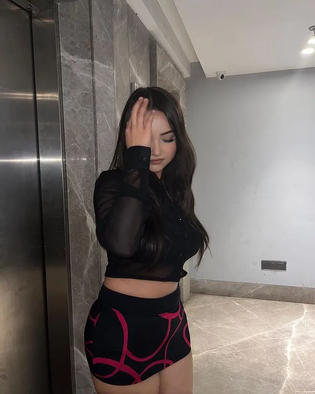 Trixie black mesh shirt top