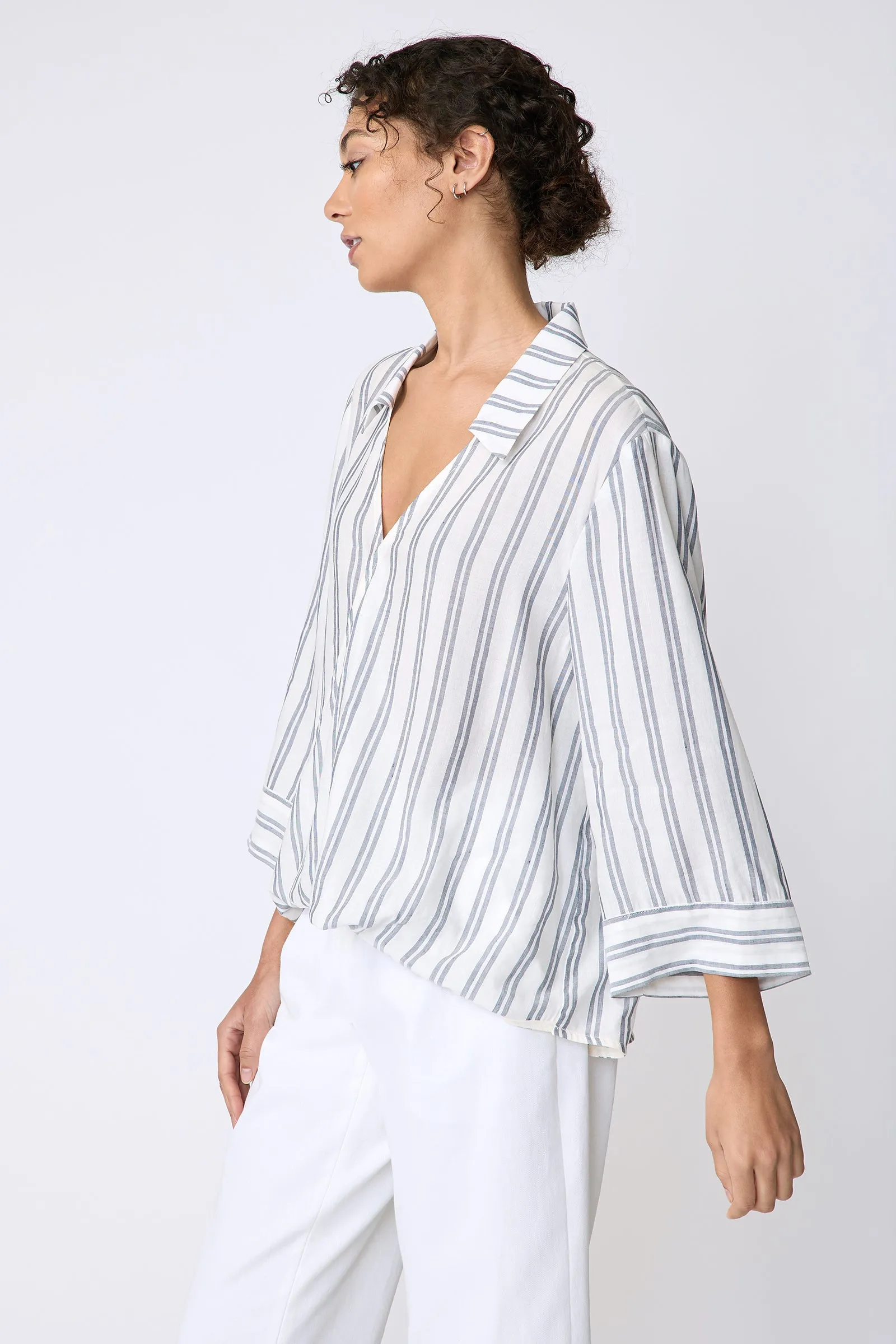Tropez Pullover - Blue Stripe