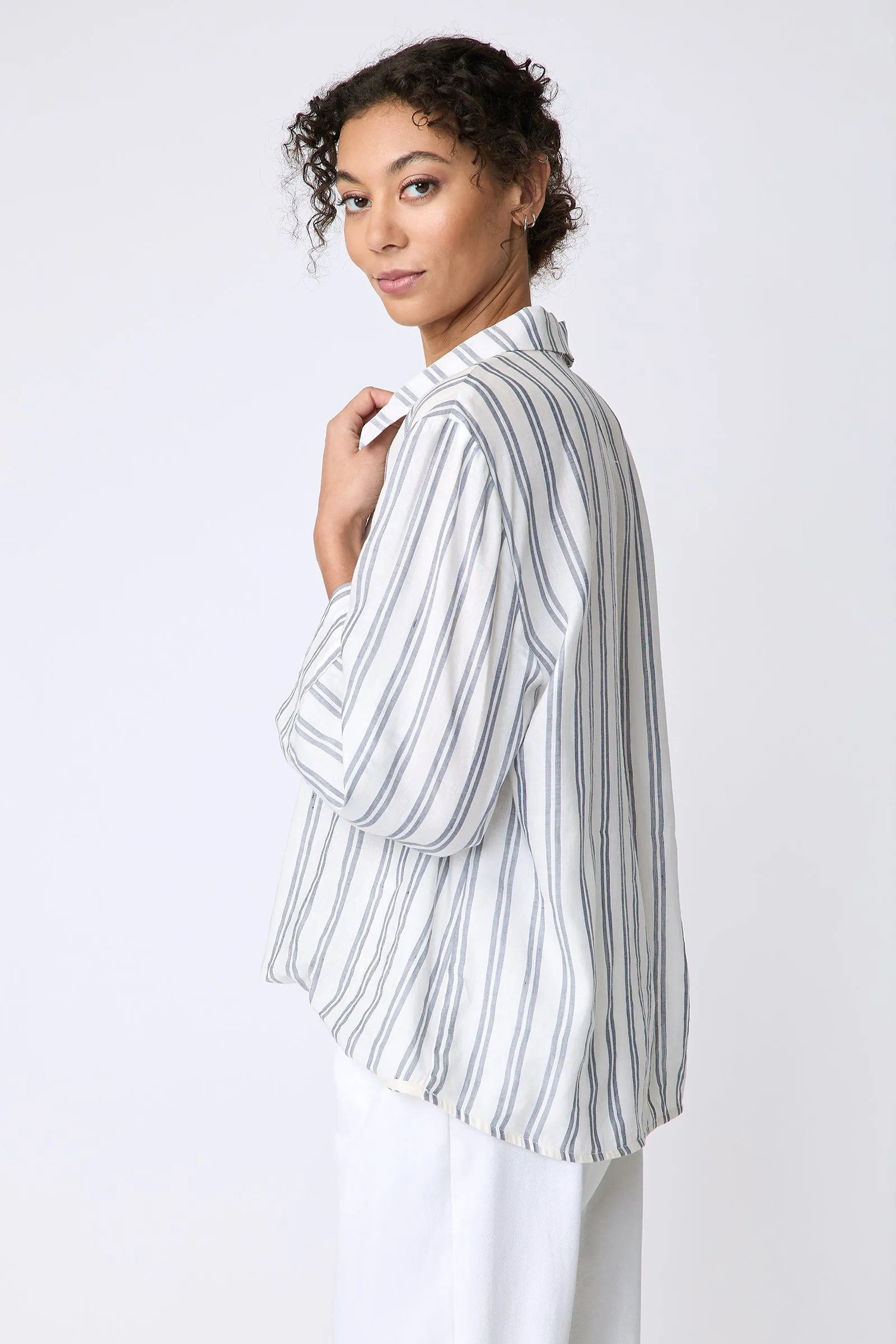 Tropez Pullover - Blue Stripe