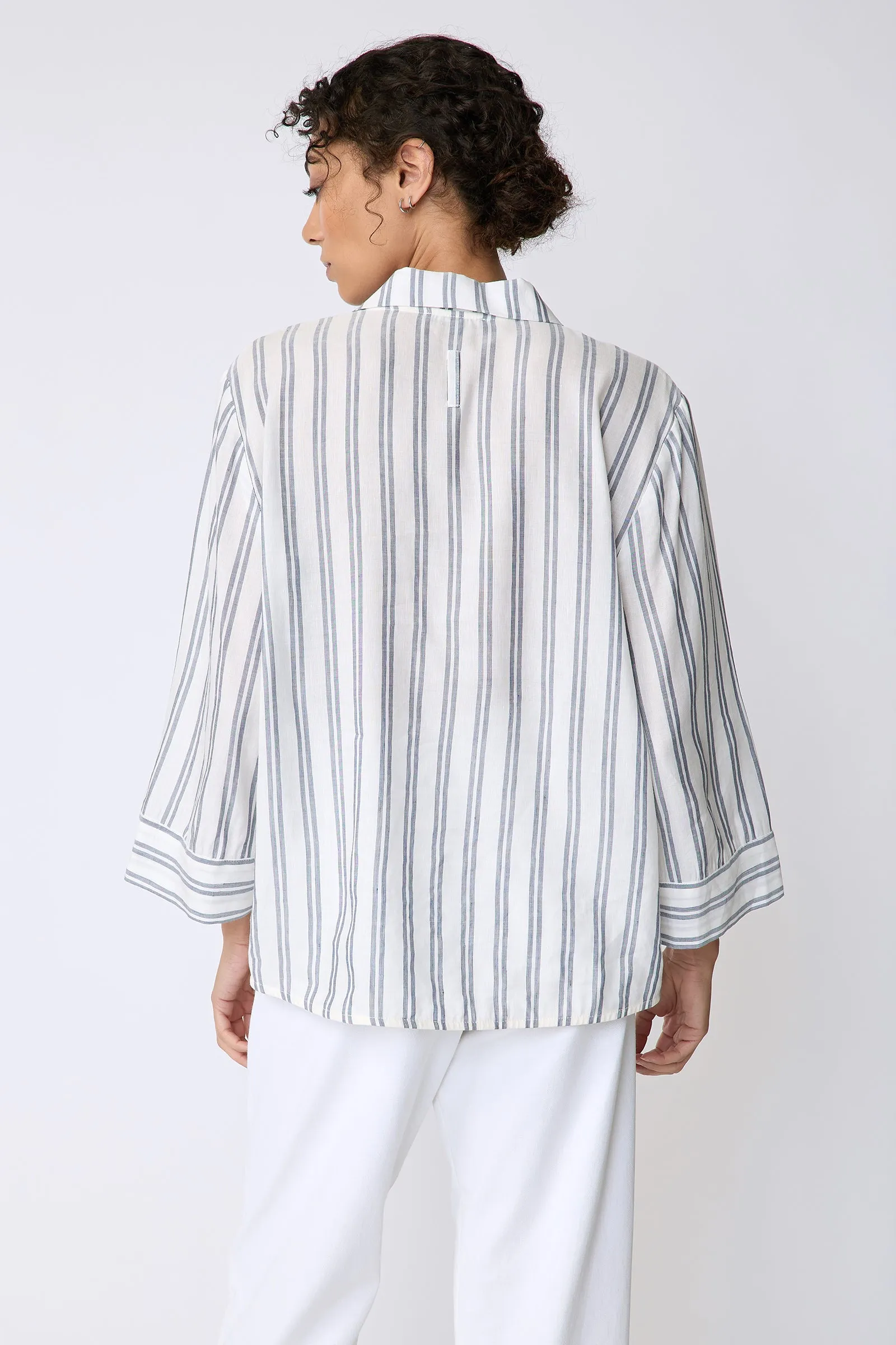 Tropez Pullover - Blue Stripe