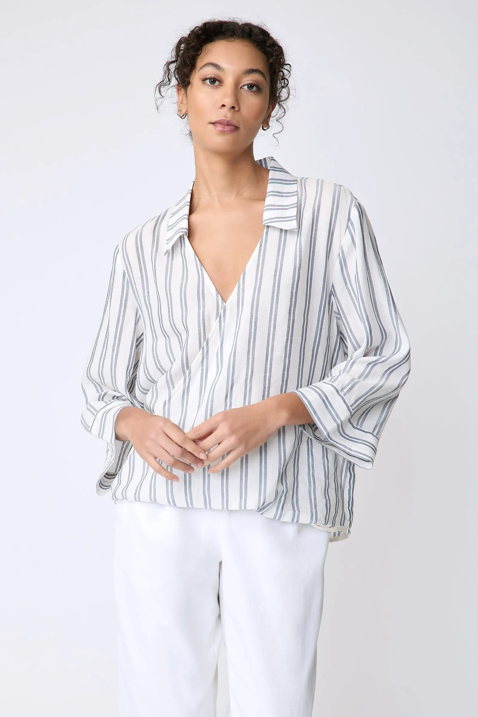 Tropez Pullover - Blue Stripe