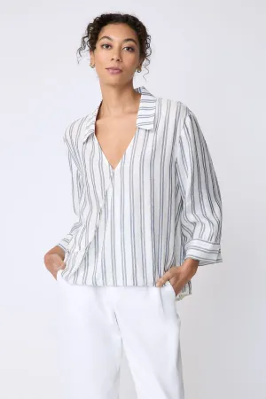 Tropez Pullover - Blue Stripe