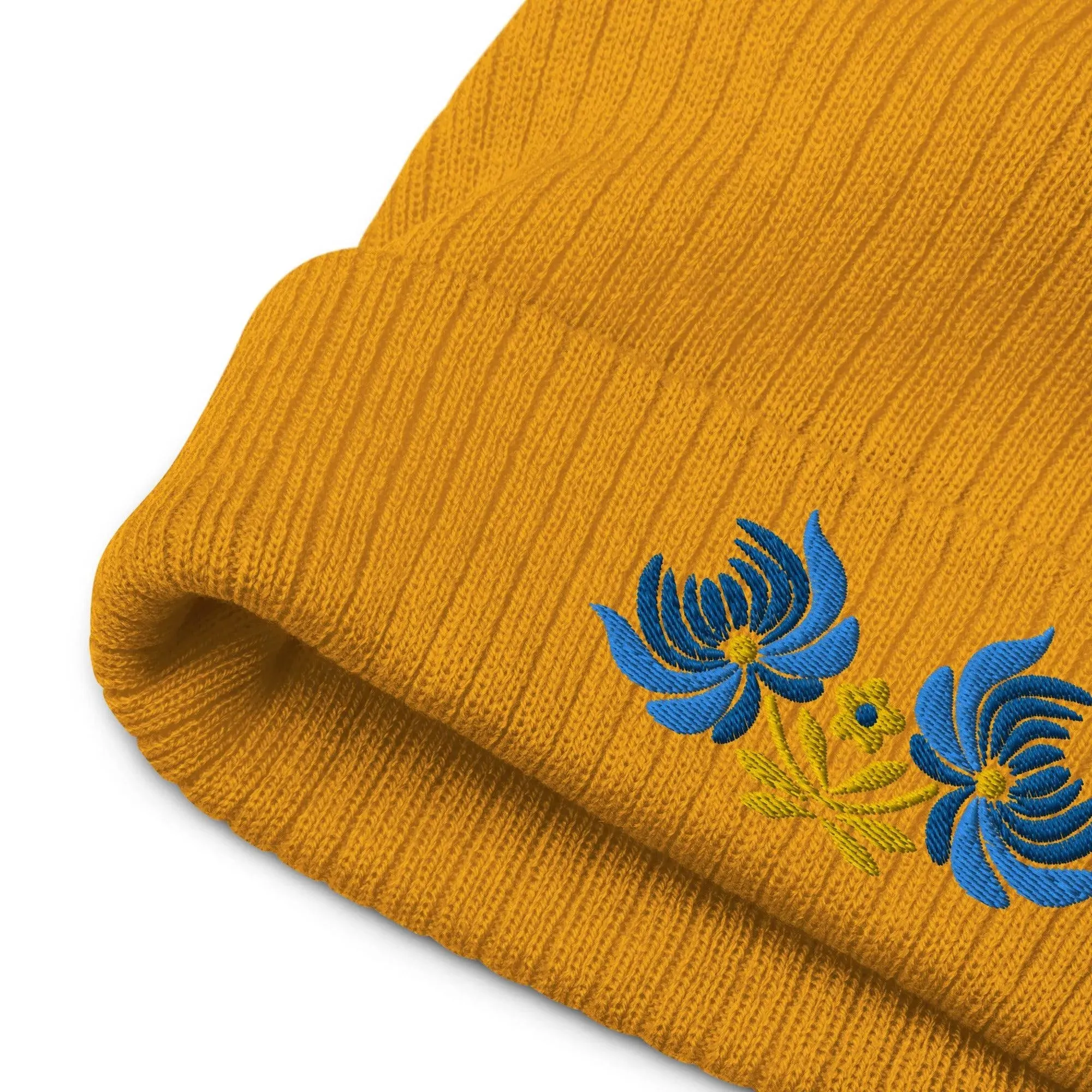 Ukrainian Folk Art Embroidered Beanie