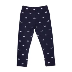 Unicorn Print Legging Navy
