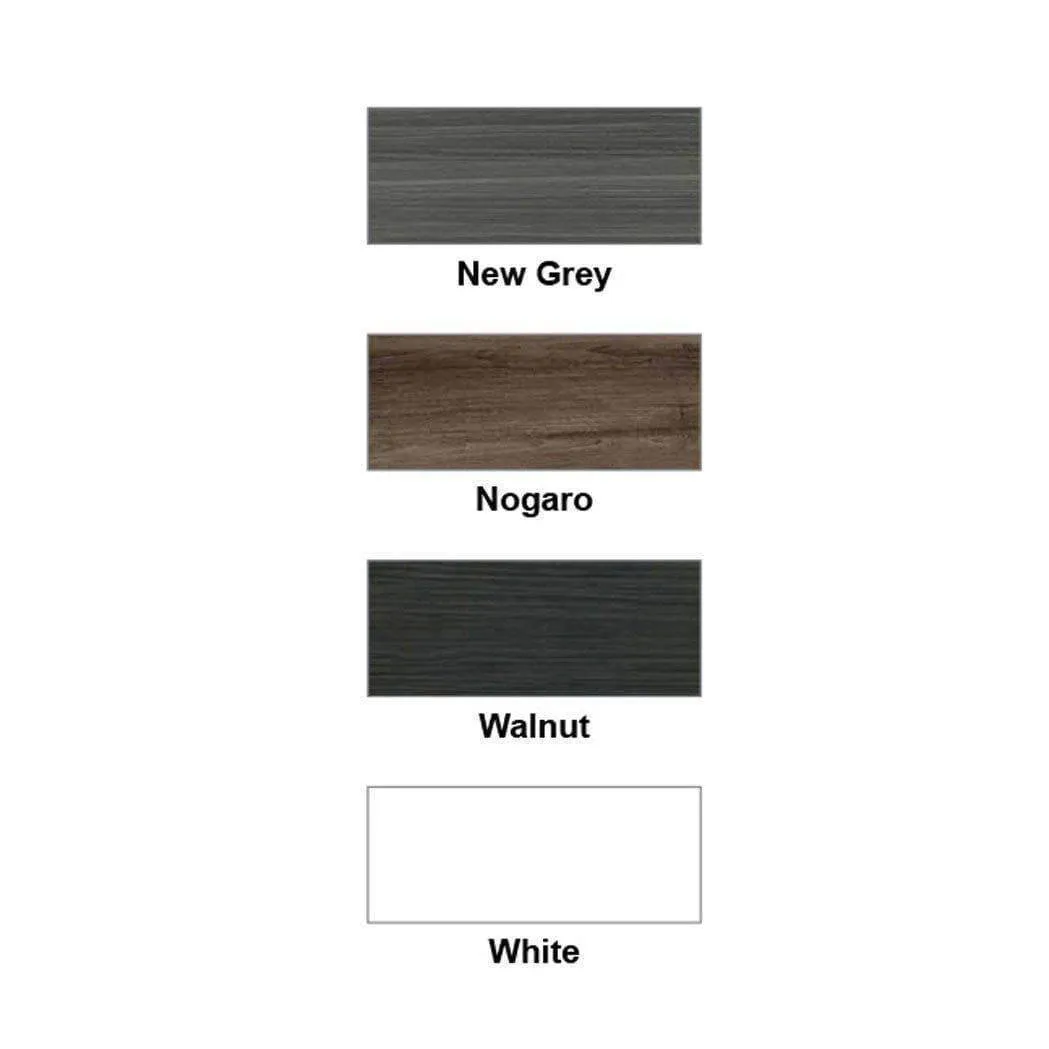Valkyrie Modular Wardrobe (Light Oak with Black Glass)