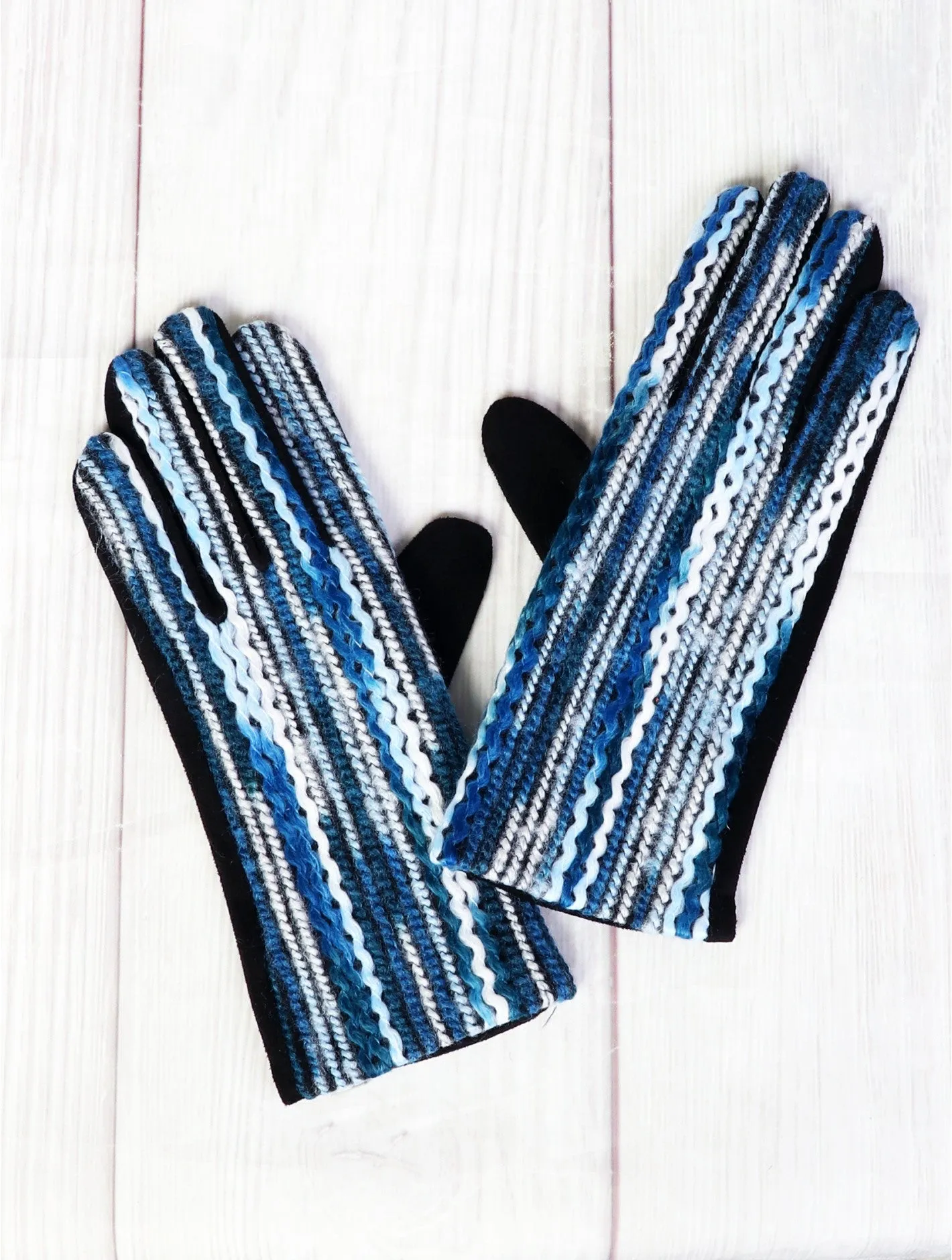 Vibrant Top-Stitched Gloves
