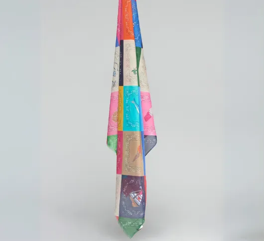 Vilagallo - Bandana Print Scarf in Mutli