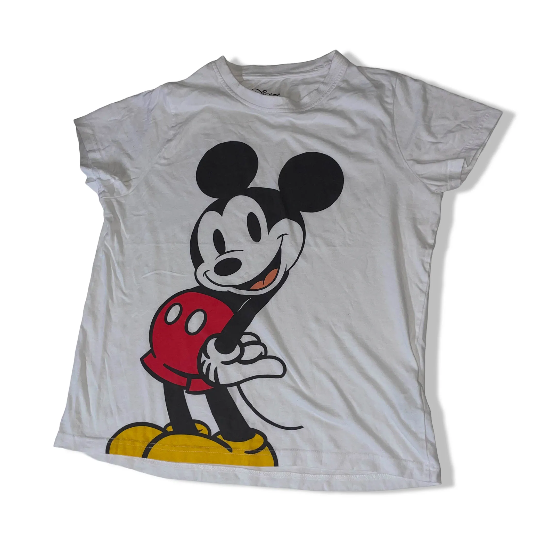 Vintage Disney women mickey mouse print white small tees| W 19 L 24| SKU 3713