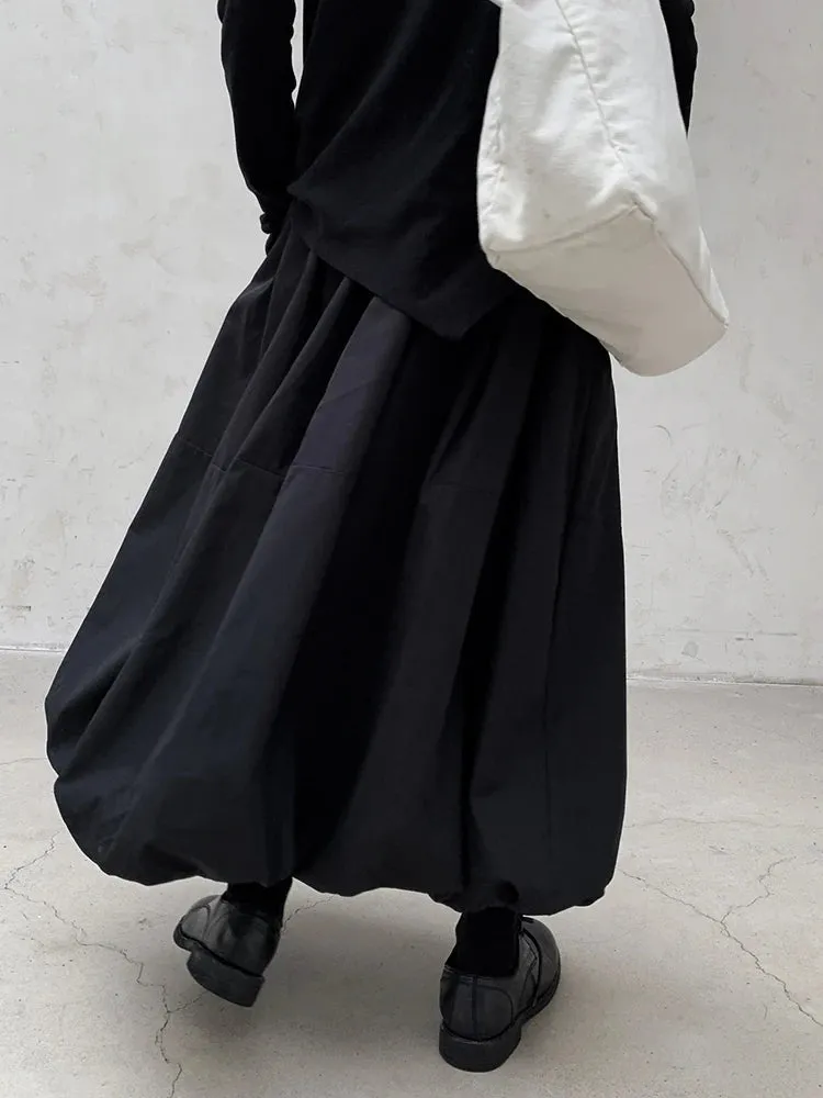 Warm Cotton-Padded Puffed Skirt