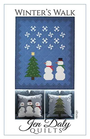 Winter's Walk Quilt Pattern by Jen Daly Quilts | Riley Blake Designs