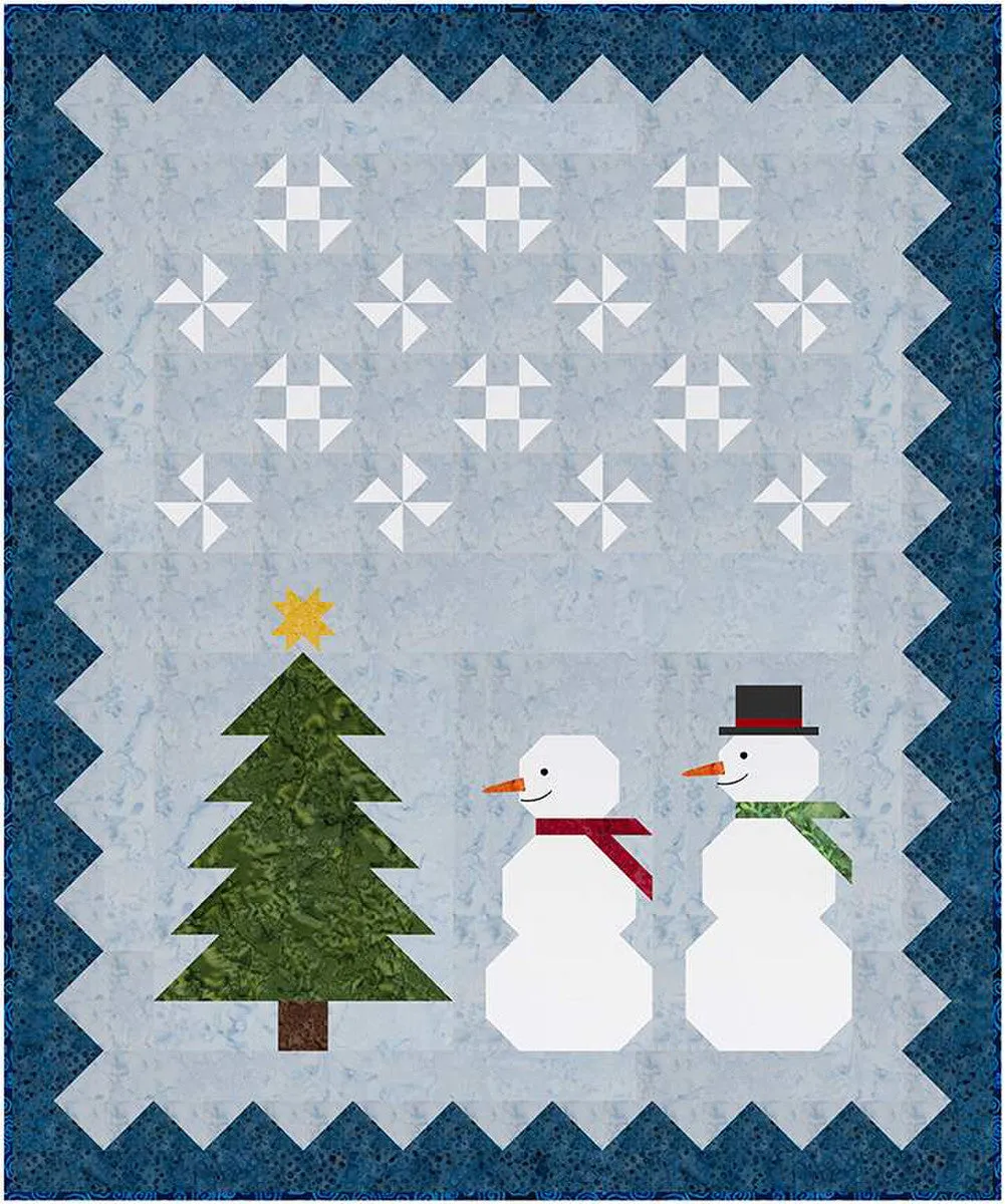 Winter's Walk Quilt Pattern by Jen Daly Quilts | Riley Blake Designs