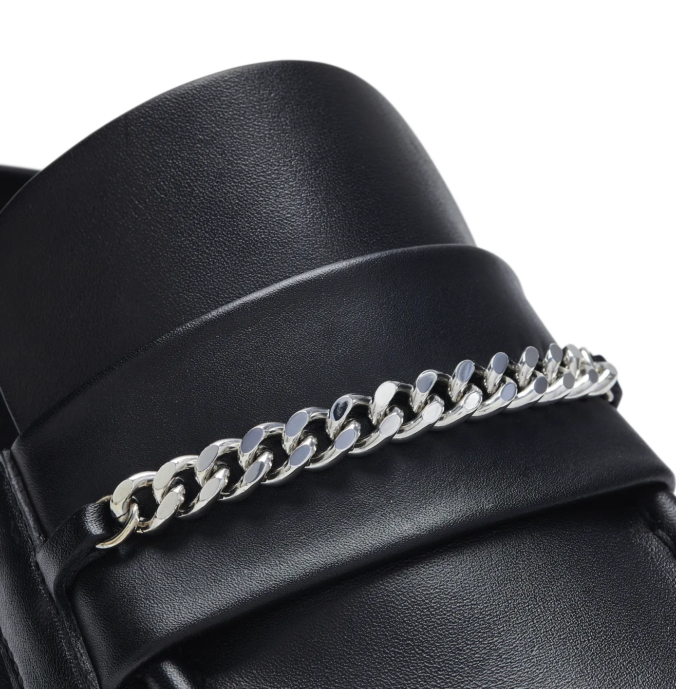 WOMENS SQUARE TOE MULE in BLACK