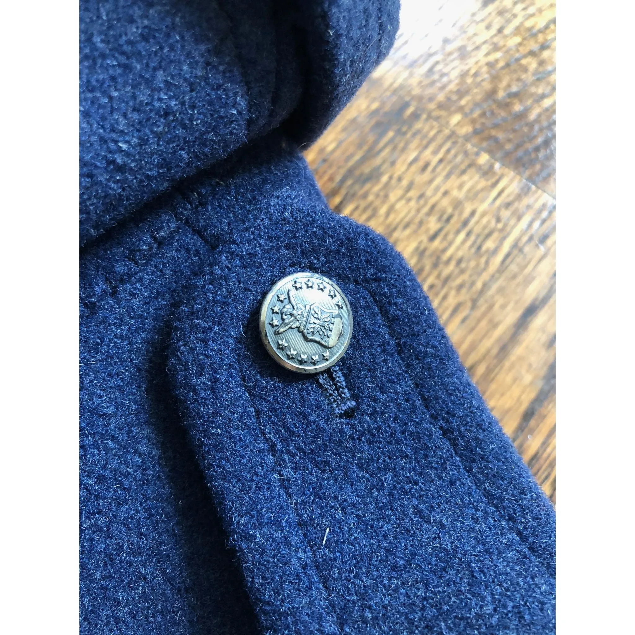 WWII USAF Wool Officer Double Breasted Dress Coat
