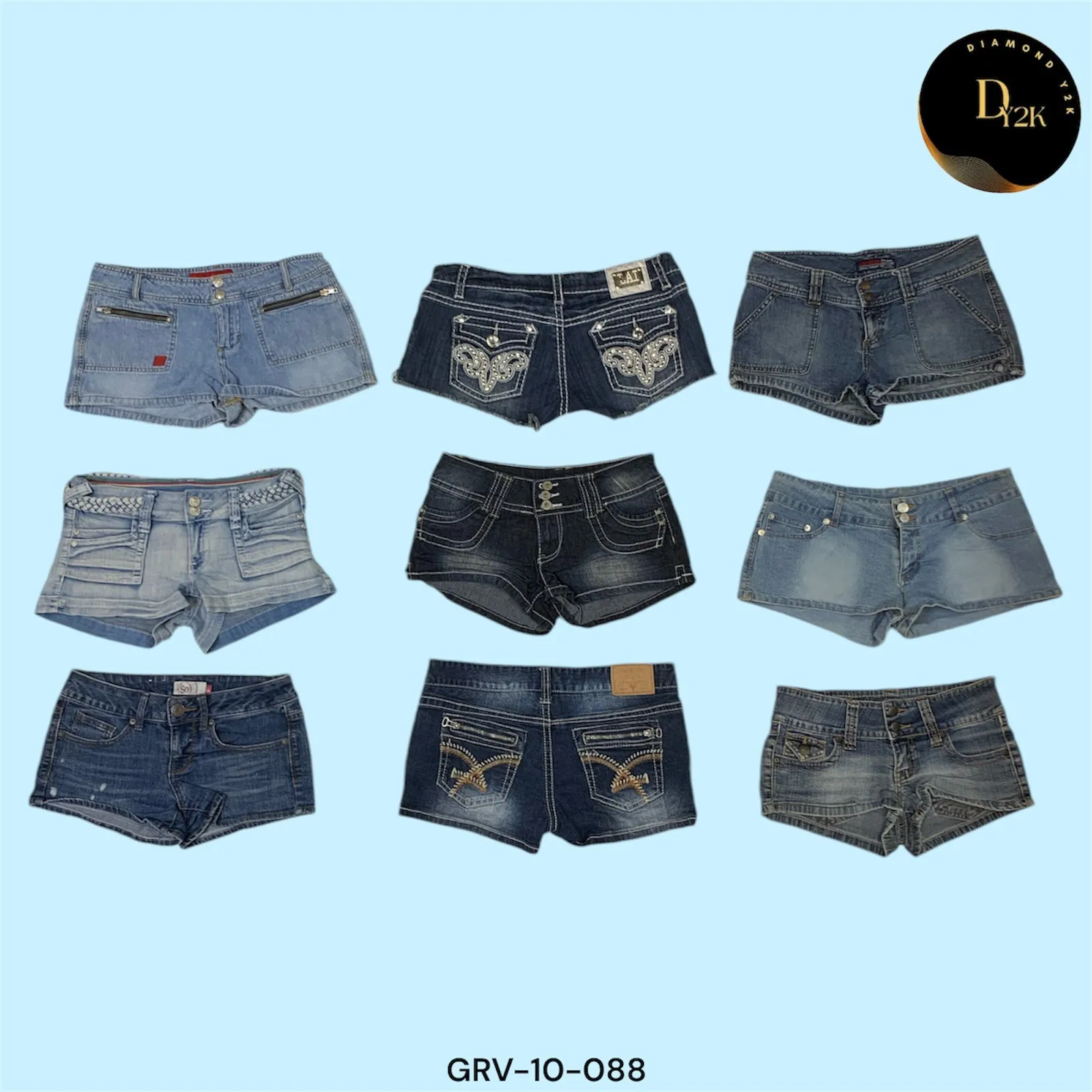 Y2K Street Style Mini Shorts – A Wardrobe Staple (GRV-10-088)