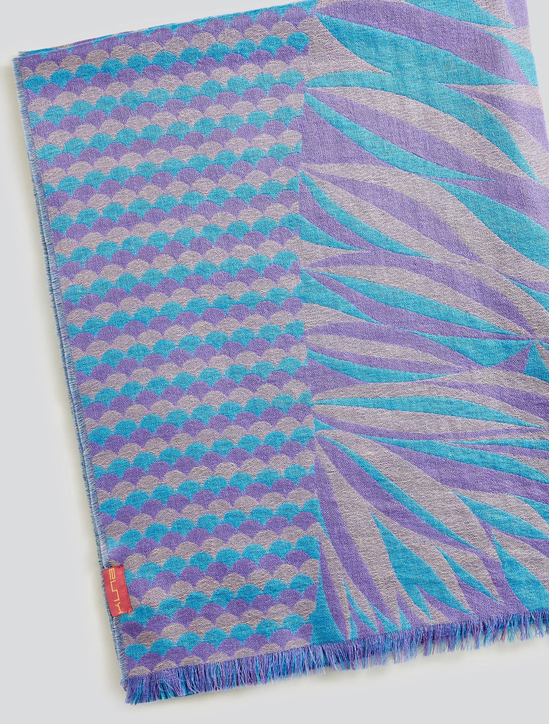 Ysily Shawl Baby Alpaca Color Purple